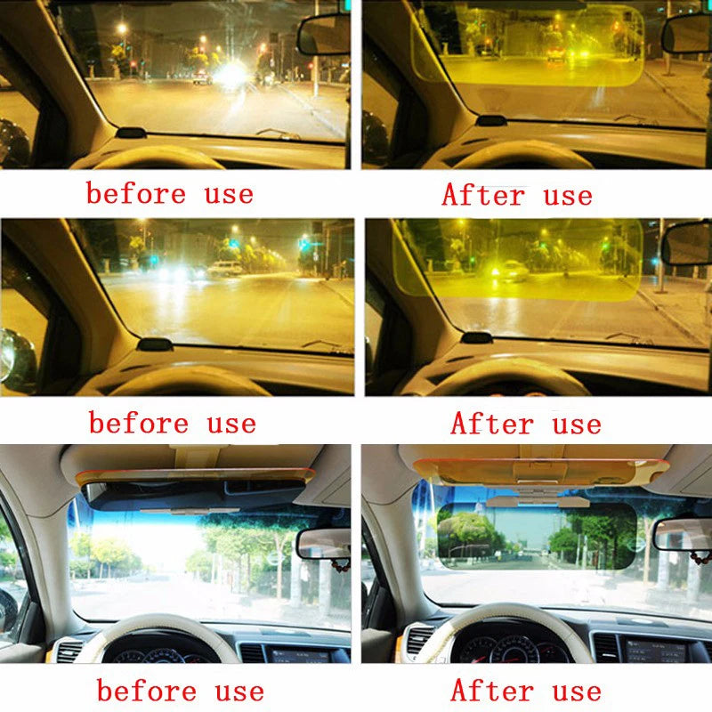 Day/Night Anti-Glare Car Sun Visor Clip