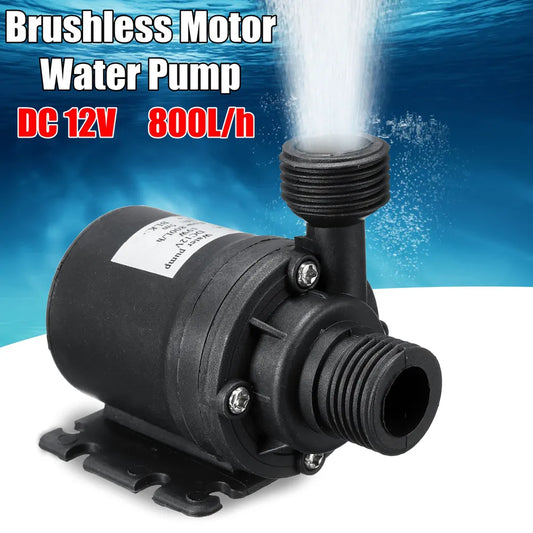 Pumping H2O: Easy & Efficient Ultra Quiet Water Pump Mini DC 12V 19W 800L/h